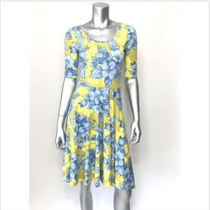 Lularoe Nicole Dress Floral Fit and Flare A